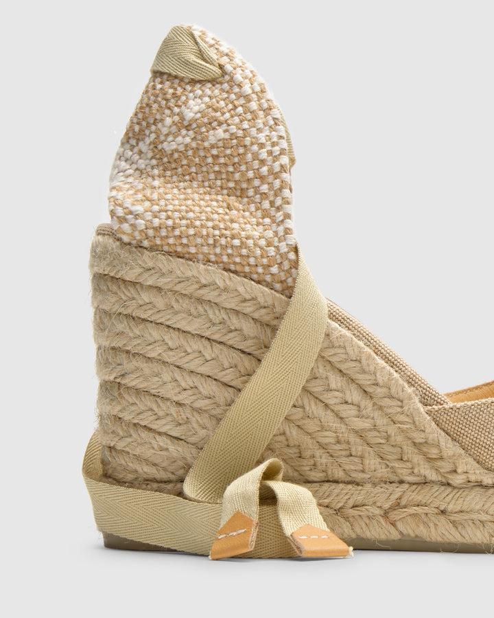 Castañer Calzado De Mujer Estilo Pala Talon Con Cuña De 9cm De Altura | Castañer