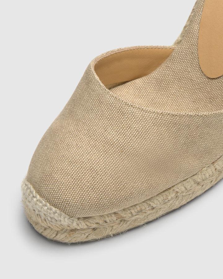 Castañer Calzado De Mujer Estilo Pala Talon Con Cuña De 9cm De Altura | Castañer