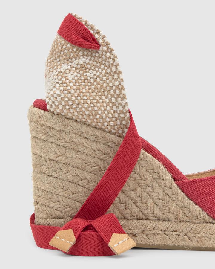 Castañer Calzado De Mujer Estilo Pala Talon Con Cuña De 9cm De Altura | Castañer