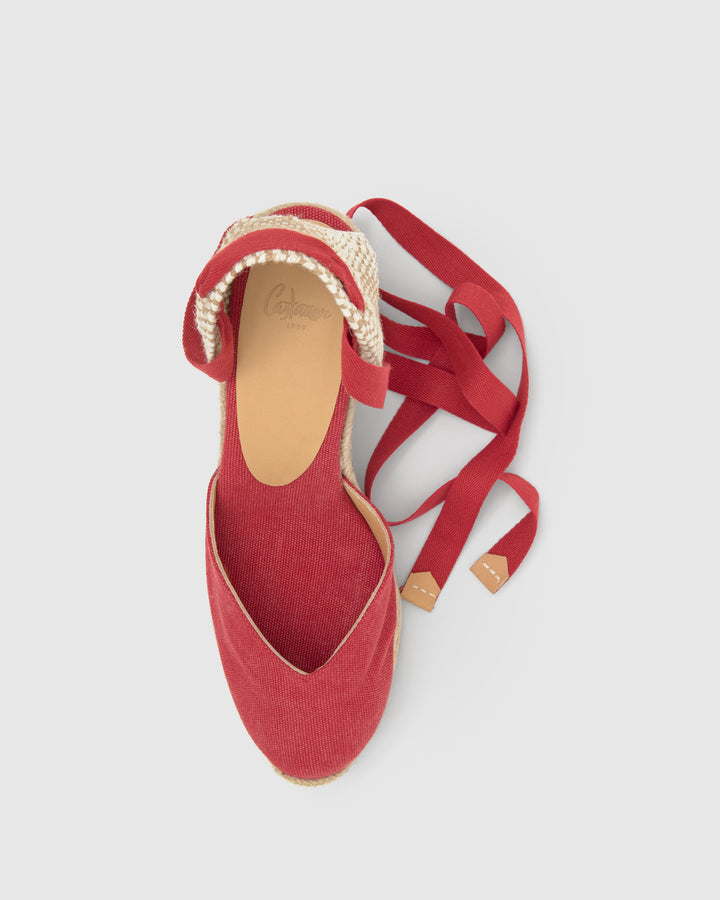 Castañer Calzado De Mujer Estilo Pala Talon Con Cuña De 9cm De Altura | Castañer