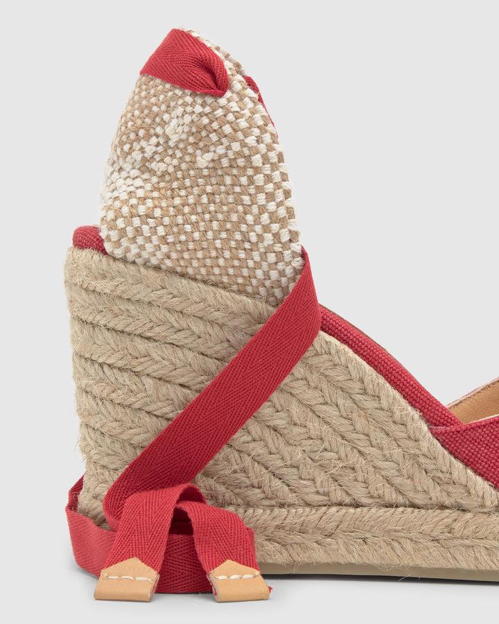 Castañer Calzado De Mujer Estilo Pala Talon Con Cuña De 9cm De Altura | Castañer