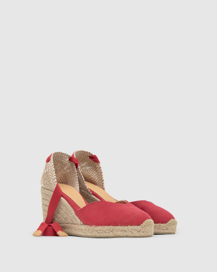 Castañer Calzado de Mujer estilo Pala Talon con Cuña de 9cm de altura | Castañer