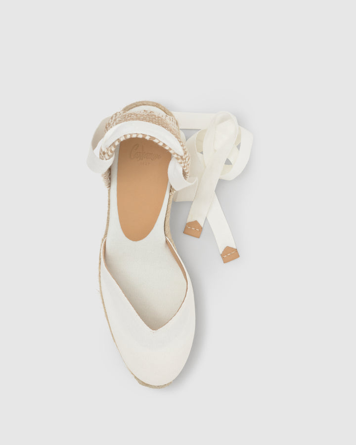 Castañer Calzado De Mujer Estilo Pala Talon Con Cuña De 9cm De Altura | Castañer