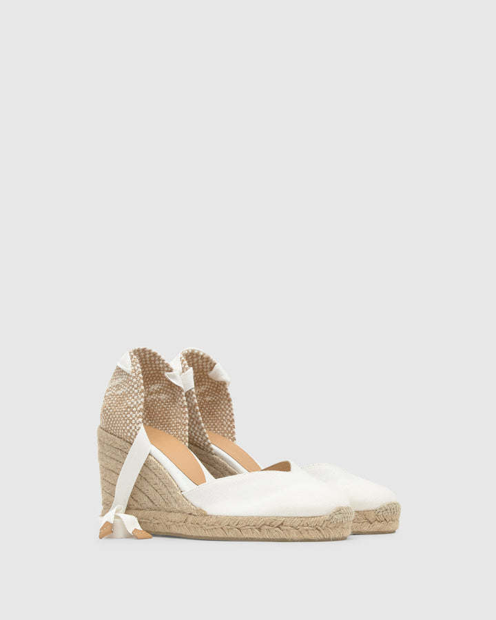 Castañer Calzado de Mujer estilo Pala Talon con Cuña de 9cm de altura | Castañer