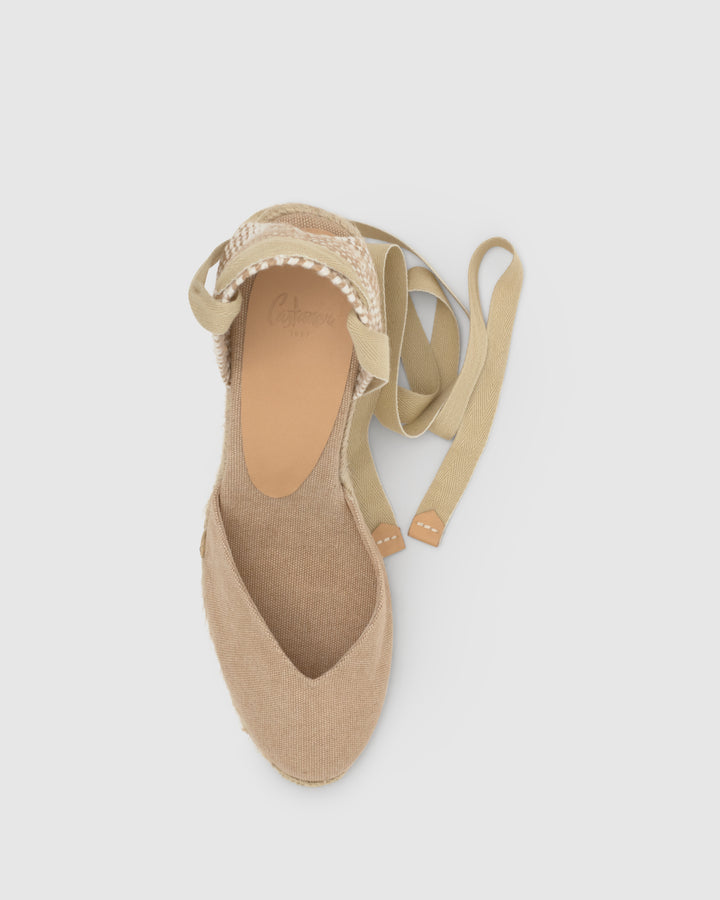 Castañer Calzado De Mujer Estilo Pala Talon Con Cuña De 9cm De Altura | Castañer