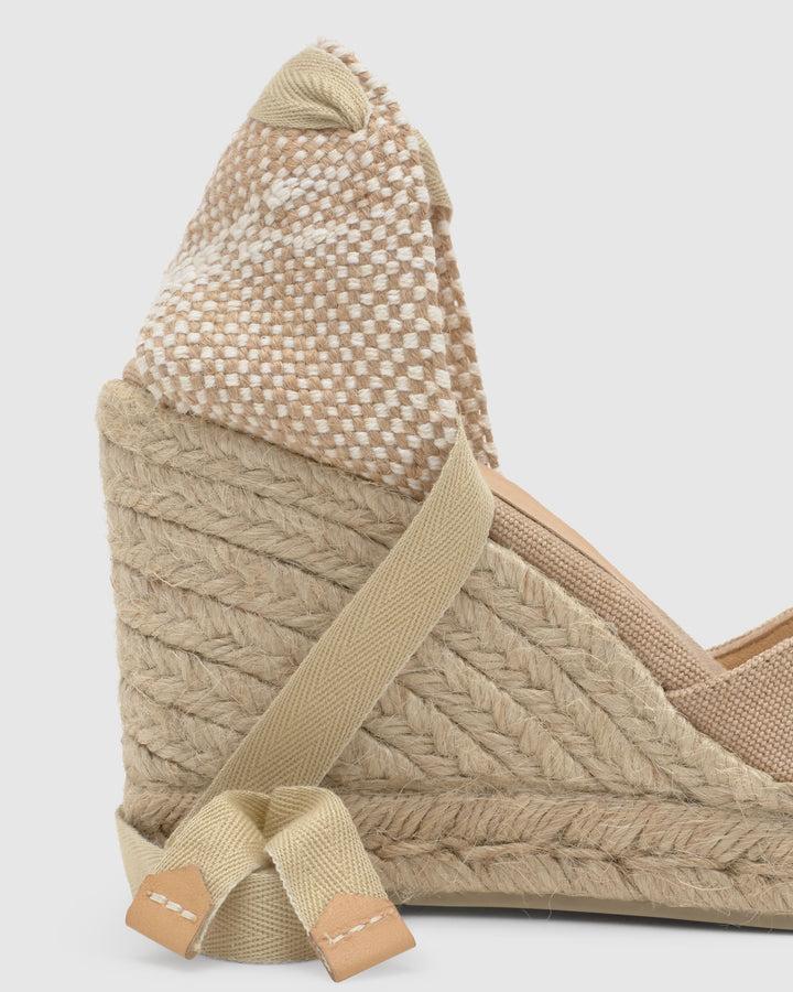 Castañer Calzado De Mujer Estilo Pala Talon Con Cuña De 9cm De Altura | Castañer