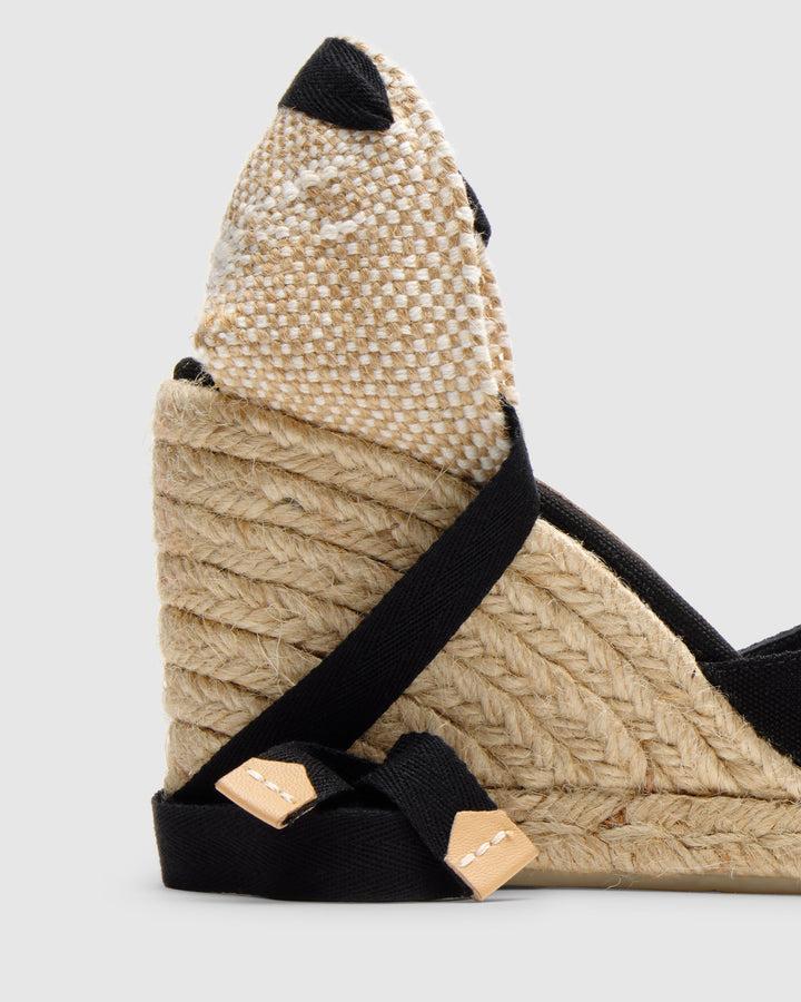 Castañer Calzado De Mujer Estilo Pala Talon Con Cuña De 9cm De Altura | Castañer