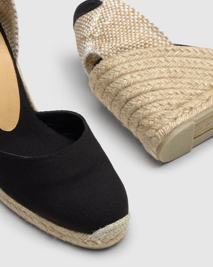 Castañer Calzado De Mujer Estilo Pala Talon Con Cuña De 9cm De Altura | Castañer