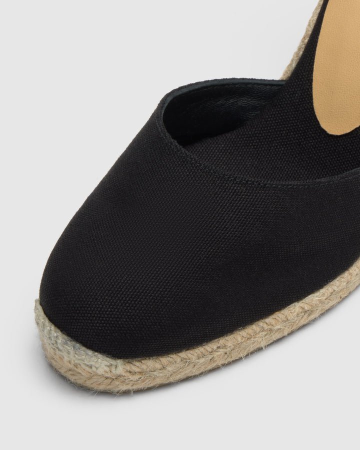 Castañer Calzado De Mujer Estilo Pala Talon Con Cuña De 9cm De Altura | Castañer