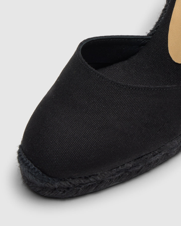 Castañer Calzado De Mujer Estilo Pala Talon Con Cuña De 9cm De Altura | Castañer