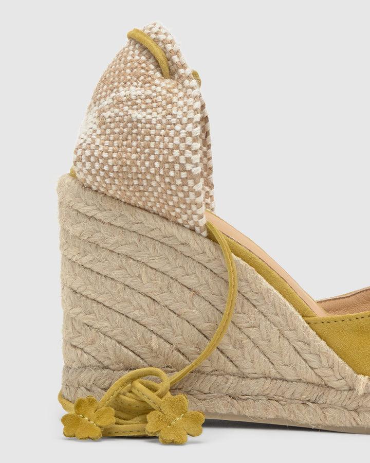 Castañer Calzado De Mujer Estilo Pala Talon Con Cuña De 9cm De Altura | Castañer