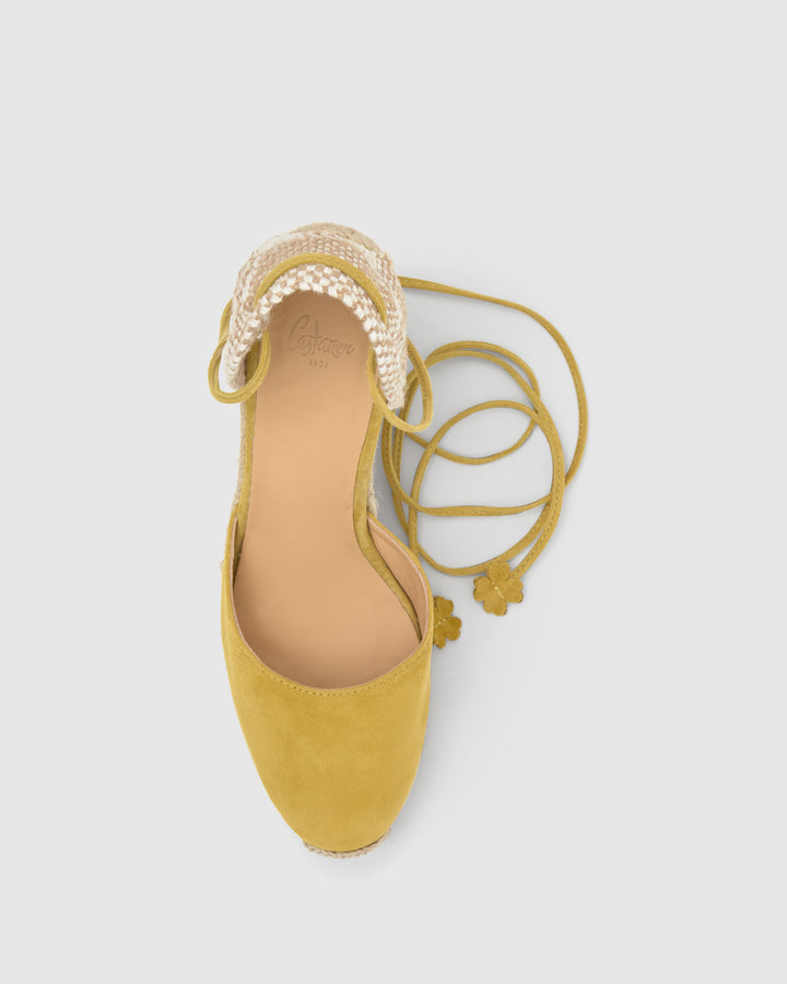 Castañer Calzado De Mujer Estilo Pala Talon Con Cuña De 9cm De Altura | Castañer