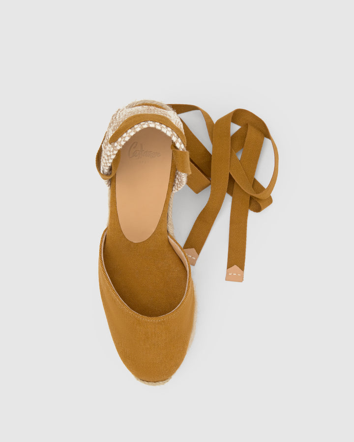 Castañer Calzado De Mujer Estilo Pala Talon Con Cuña De 9cm De Altura | Castañer