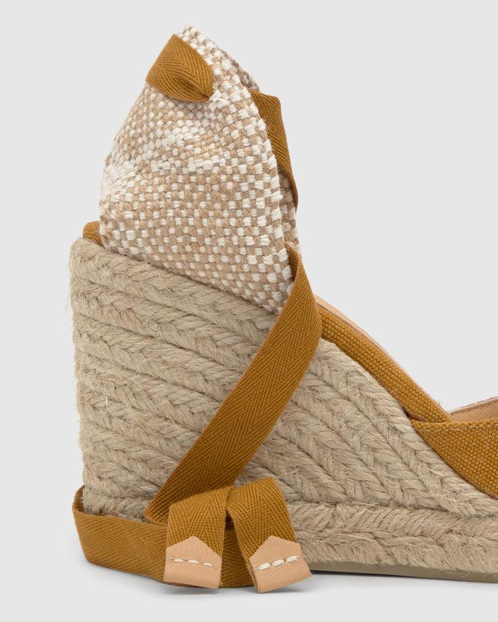 Castañer Calzado De Mujer Estilo Pala Talon Con Cuña De 9cm De Altura | Castañer