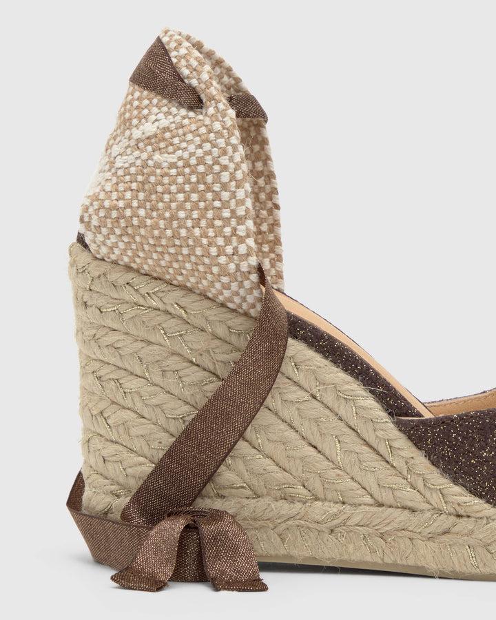 Castañer Calzado De Mujer Estilo Pala Talon Con Cuña De 9cm De Altura | Castañer