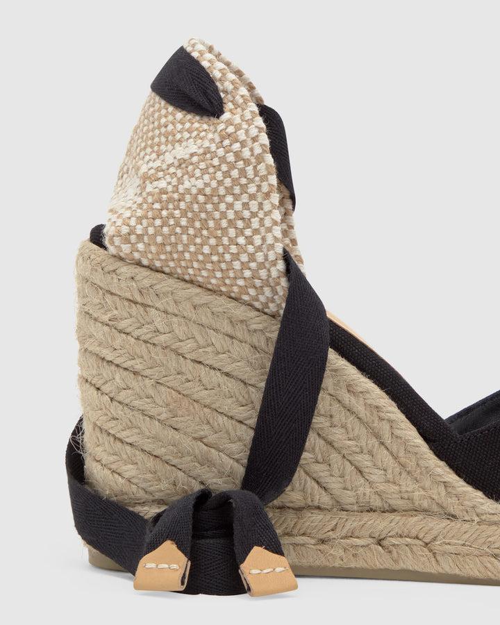 Castañer Calzado De Mujer Estilo Pala Talon Con Cuña De 9cm De Altura | Castañer