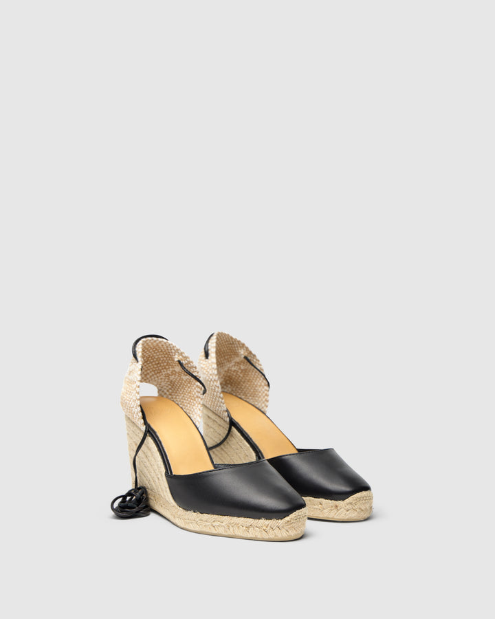 Castañer Calzado de Mujer estilo Pala Talon con Cuña de 9cm de altura | Castañer