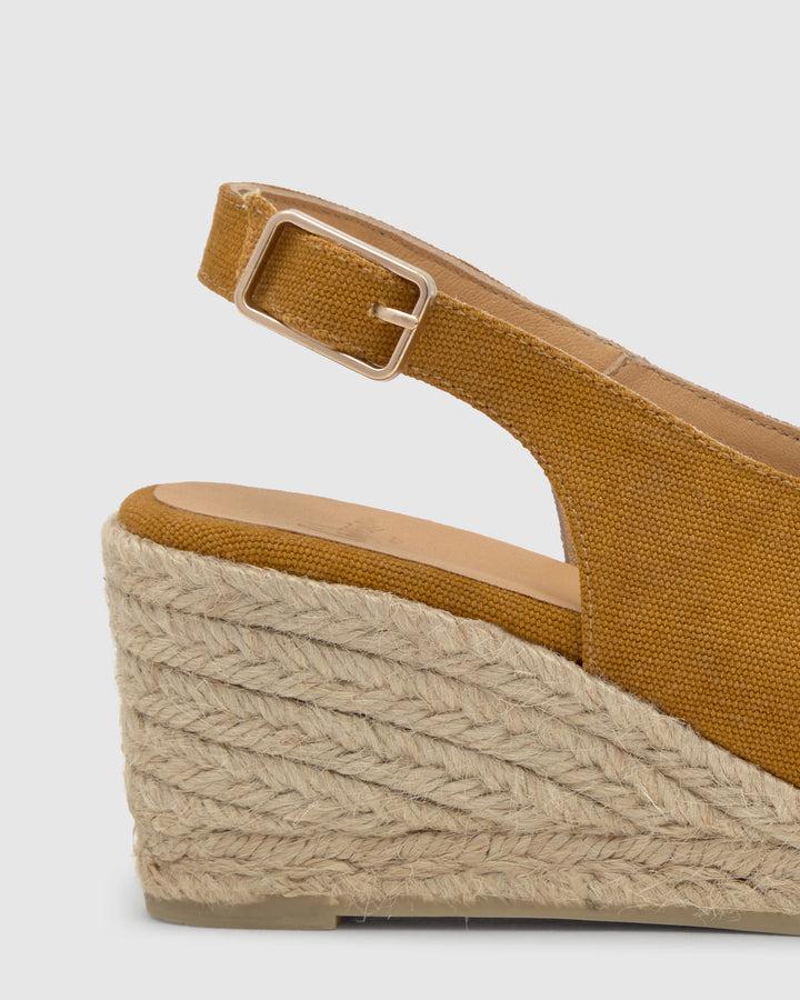 Castañer Calzado De Mujer Estilo Peep Toe Con Cuña De 7cm De Altura | Castañer