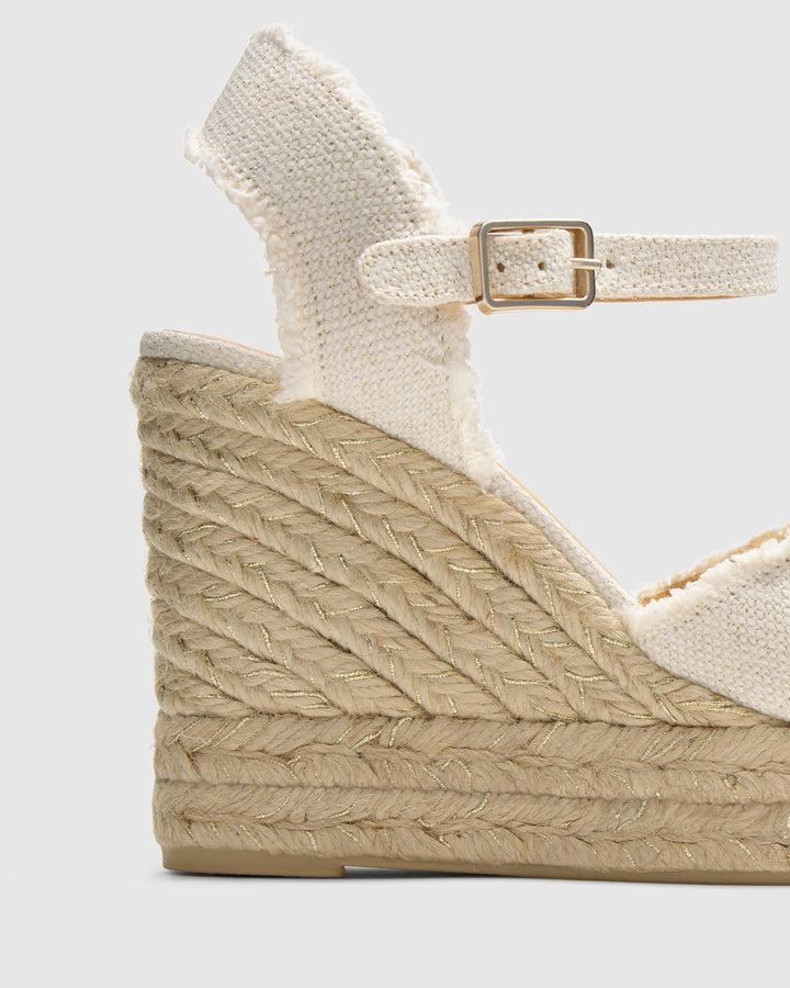 Castañer Calzado De Mujer Estilo Sandalia Con Cuña De 11cm De Altura | Castañer