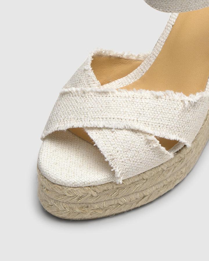 Castañer Calzado De Mujer Estilo Sandalia Con Cuña De 11cm De Altura | Castañer