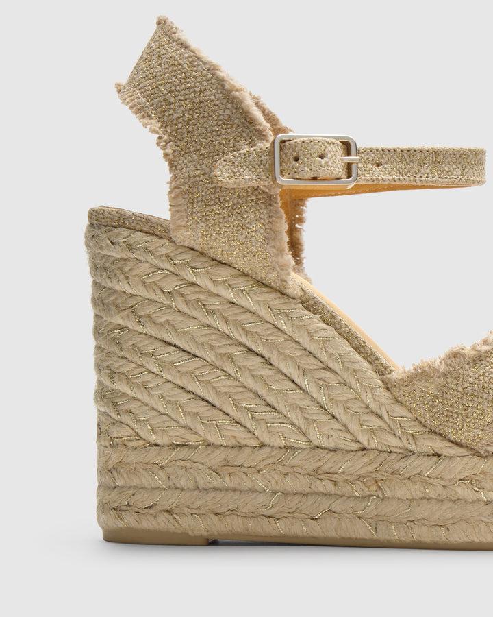 Castañer Calzado De Mujer Estilo Sandalia Con Cuña De 11cm De Altura | Castañer