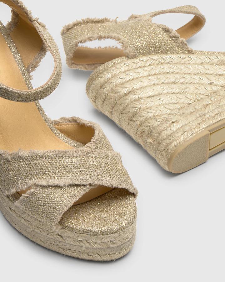 Castañer Calzado De Mujer Estilo Sandalia Con Cuña De 11cm De Altura | Castañer