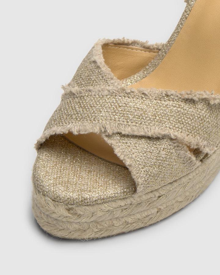 Castañer Calzado De Mujer Estilo Sandalia Con Cuña De 11cm De Altura | Castañer