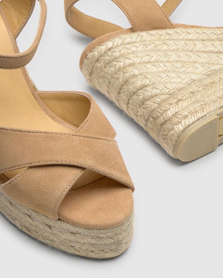 Castañer Calzado De Mujer Estilo Sandalia Con Cuña De 11cm De Altura | Castañer