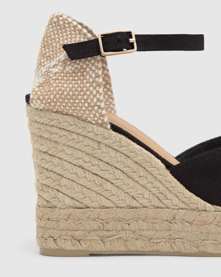 Castañer Calzado De Mujer Estilo Sandalia Con Cuña De 11cm De Altura | Castañer