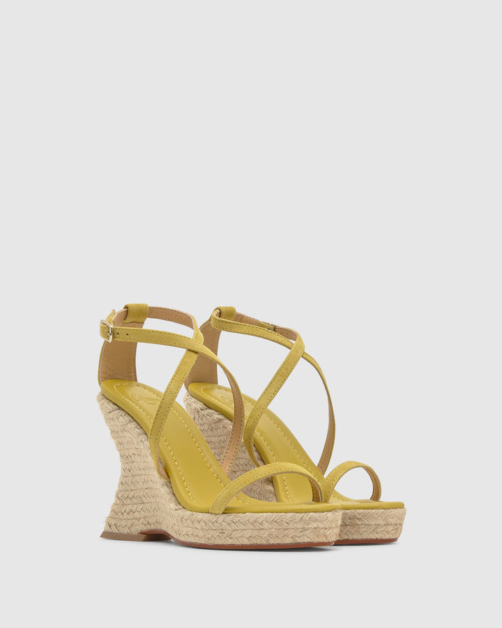 Castañer Calzado de Mujer estilo Sandalia con Cuña de 11cm de altura | Castañer