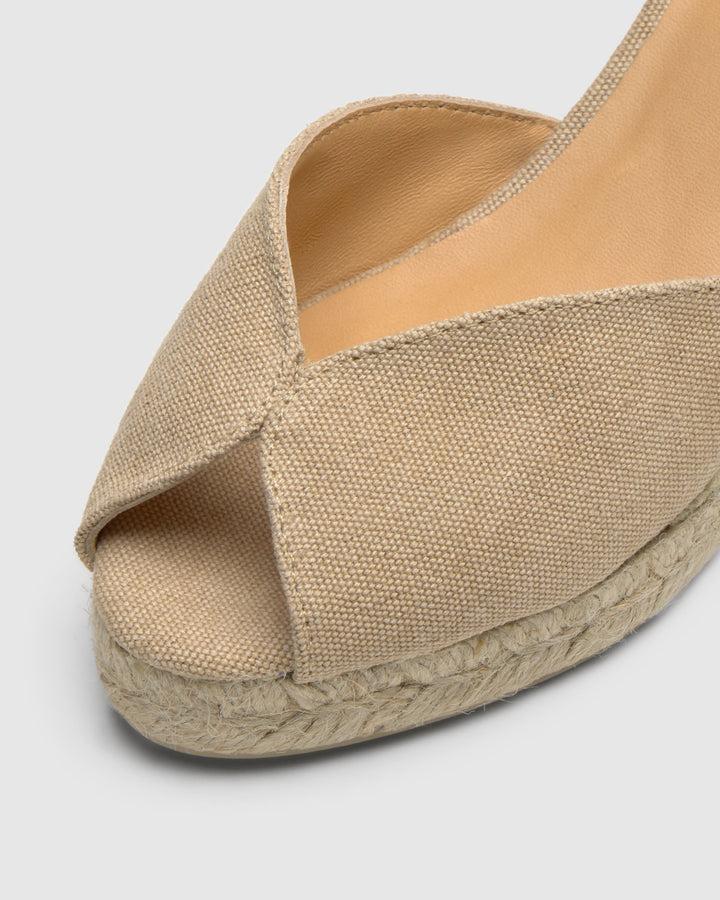 Castañer Calzado De Mujer Estilo Sandalia Con Cuña De 7cm De Altura | Castañer