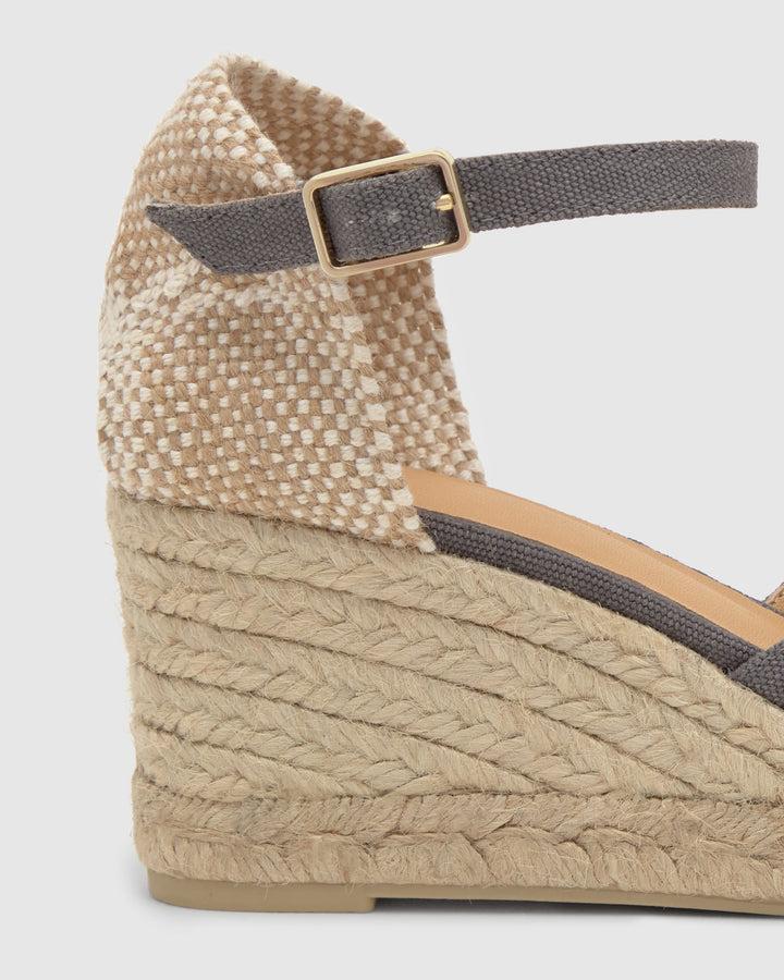 Castañer Calzado De Mujer Estilo Sandalia Con Cuña De 7cm De Altura | Castañer