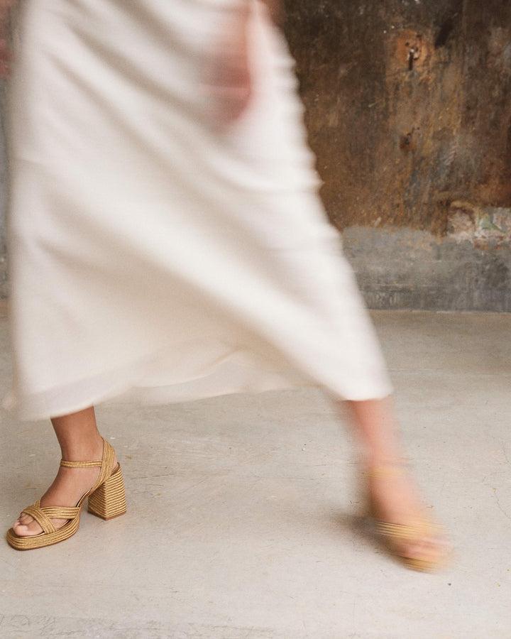 Castañer Calzado De Mujer Estilo Sandalia Con Tacón De 10cm De Altura | Castañer