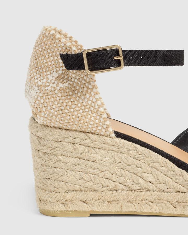 Castañer CASTAÑER | Alpargatas Bianca En Algodón Orgánico Certificado Cierre Mediante Lazada Y Altura De 7cm – Castañer