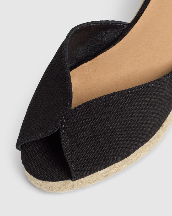 Castañer CASTAÑER | Alpargatas Bianca En Algodón Orgánico Certificado Cierre Mediante Lazada Y Altura De 7cm – Castañer