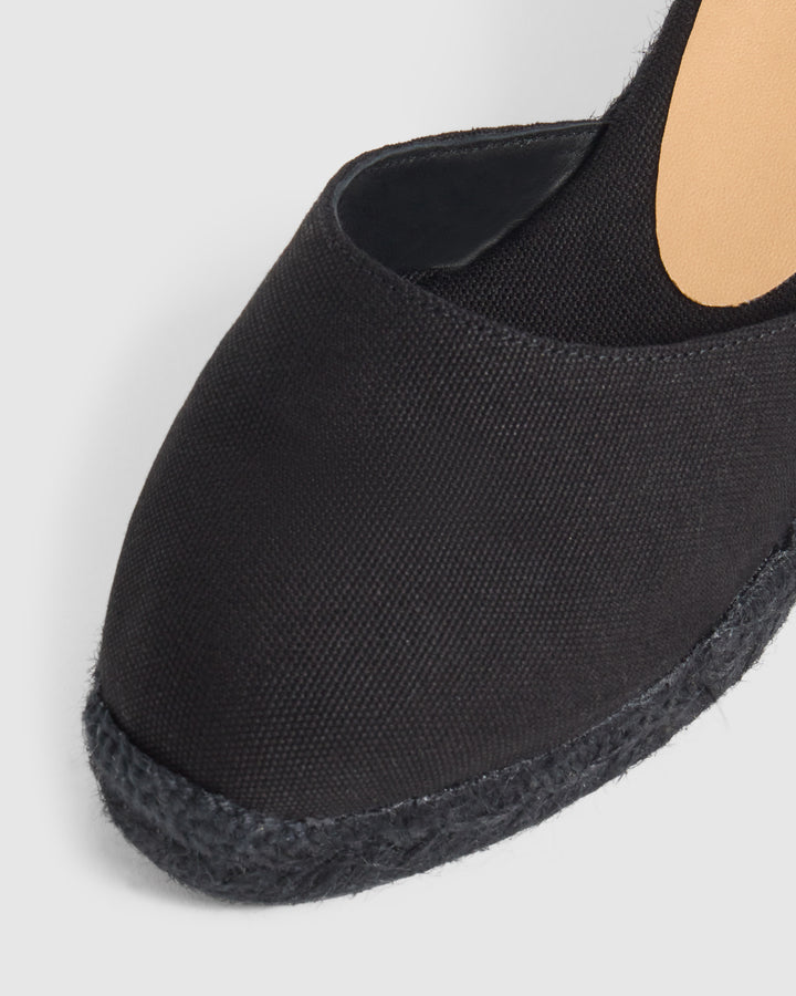 Castañer CASTAÑER | Alpargatas Carina En Algodón Orgánico Cierre Mediante Lazada Y Cuña De 5cm. – Castañer