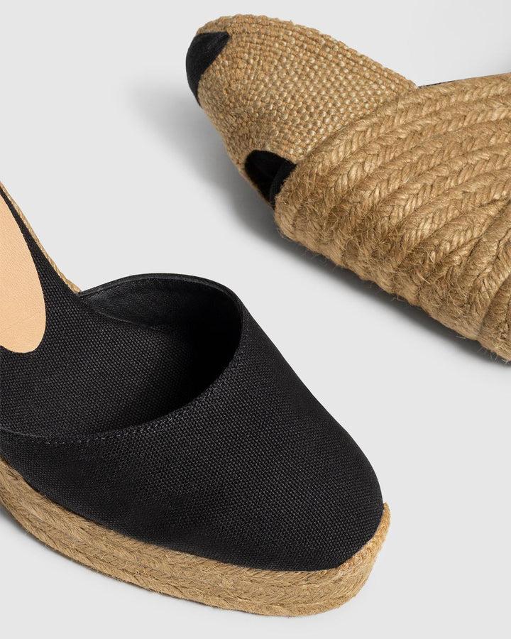 Castañer CASTAÑER | Alpargatas Carina En Algodón Orgánico Cierre Mediante Lazada Y Cuña De 11cm. – Castañer