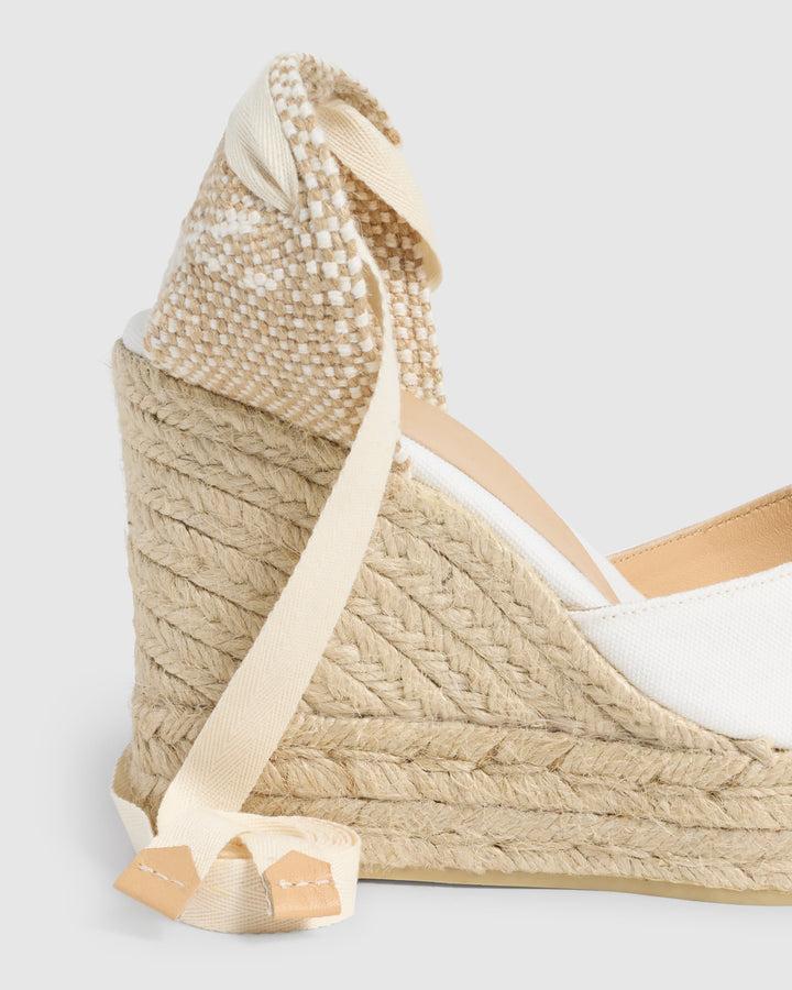 Castañer CASTAÑER ALPARGATAS CUÑA CARINA BLANCO MUJER – Castañer