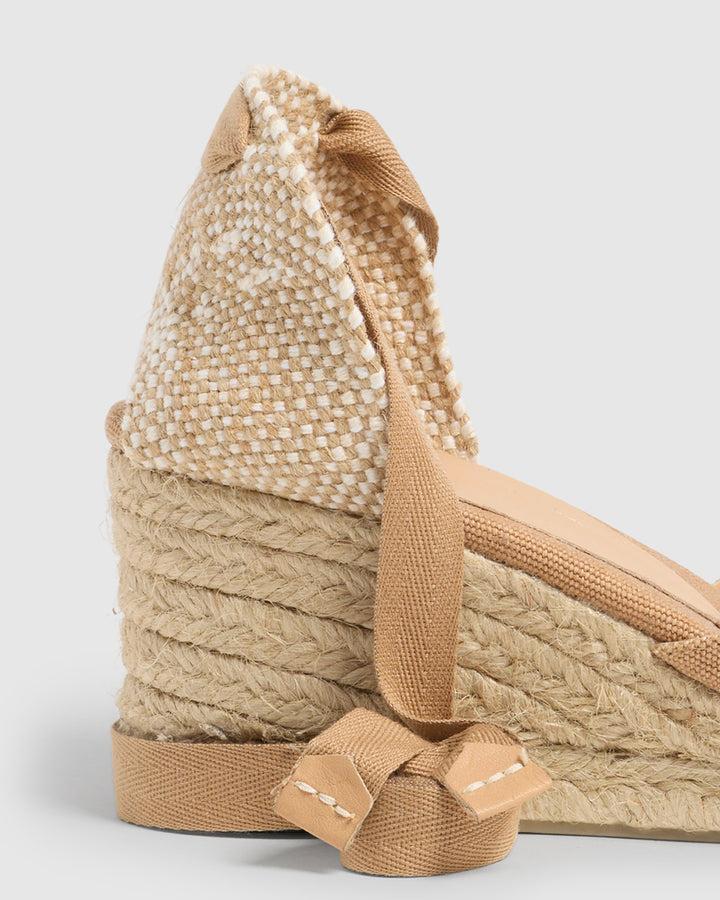 Castañer CASTAÑER ALPARGATAS CUÑA CARINA TOSTADO MUJER – Castañer