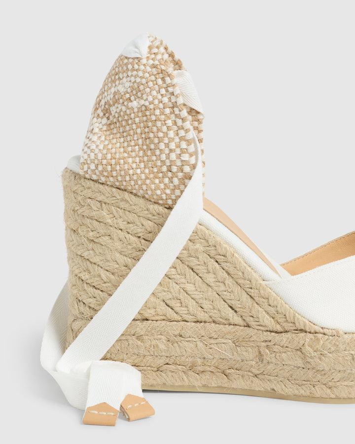 Castañer CASTAÑER ALPARGATAS CUÑA CHIARA BLANCO MUJER – Castañer
