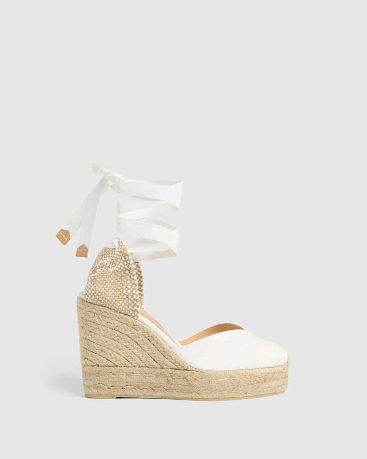 Castañer CASTAÑER ALPARGATAS CUÑA CHIARA BLANCO MUJER – Castañer