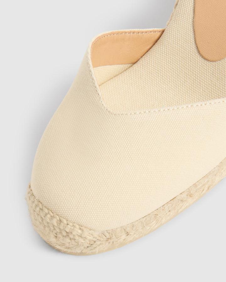 Castañer CASTAÑER ALPARGATAS CUÑA CHIARA IVORY MUJER – Castañer