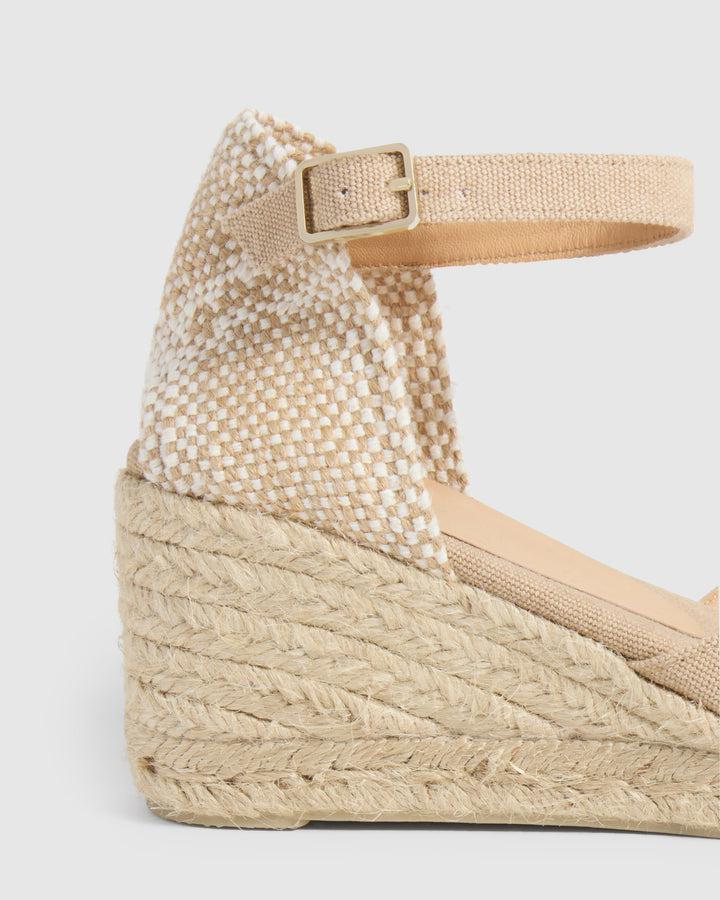 Castañer CASTAÑER ALPARGATAS CUÑA CHIARITA SAND MUJER – Castañer