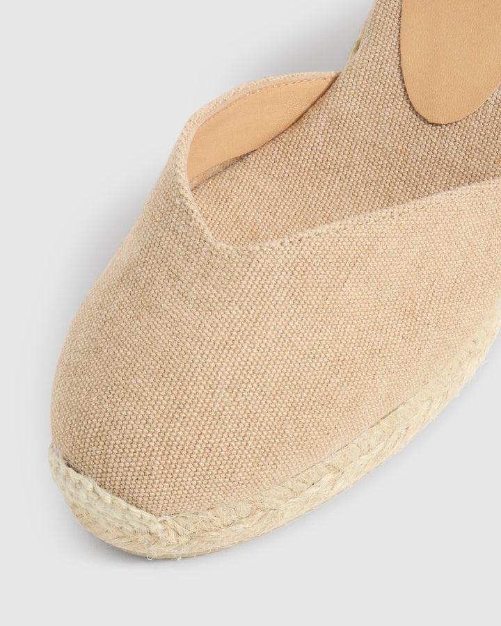 Castañer CASTAÑER ALPARGATAS CUÑA CHIARITA SAND MUJER – Castañer