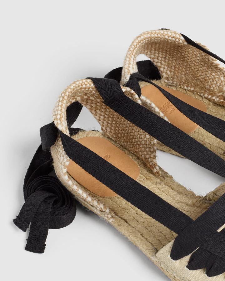 Castañer CASTAÑER | Alpargatas Embetadas Jean En Algodón Orgánico Y Cierre Mediante Lazada. – Castañer