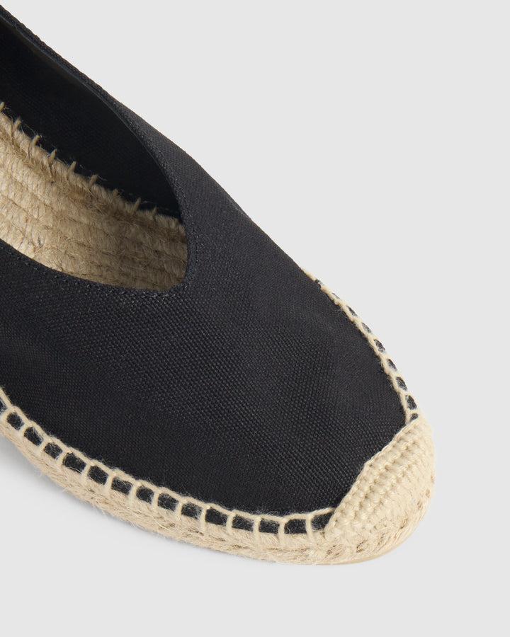Castañer CASTAÑER | Alpargatas Gea En Algodón Orgánico Cierre Mediante Lazada Y Altura De 2cm. – Castañer