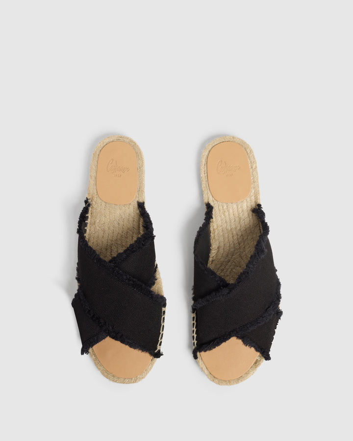 Castañer CASTAÑER | Alpargatas Planas Palmera En Algodón Orgánico Certificado. – Castañer