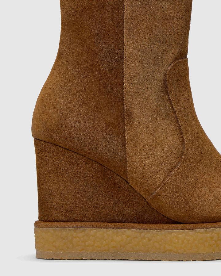 Castañer CASTAÑER | Botín Cerrado Serraje CUERO BRELIA/186 – Castañer