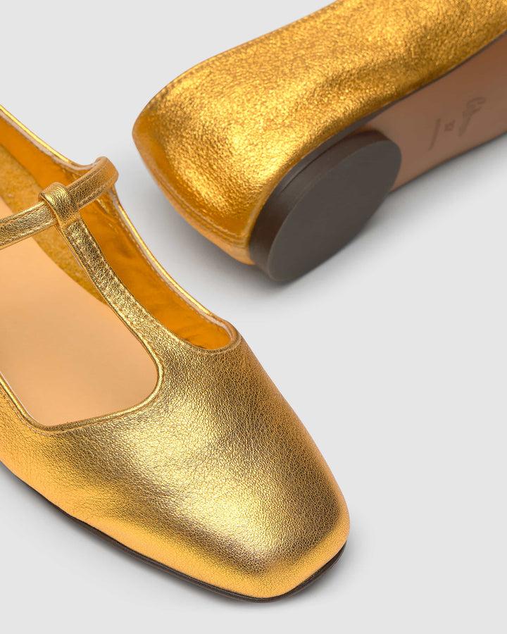 Castañer CASTAÑER | Plana Cerrada Napa ORO GINEBRA/244 – Castañer