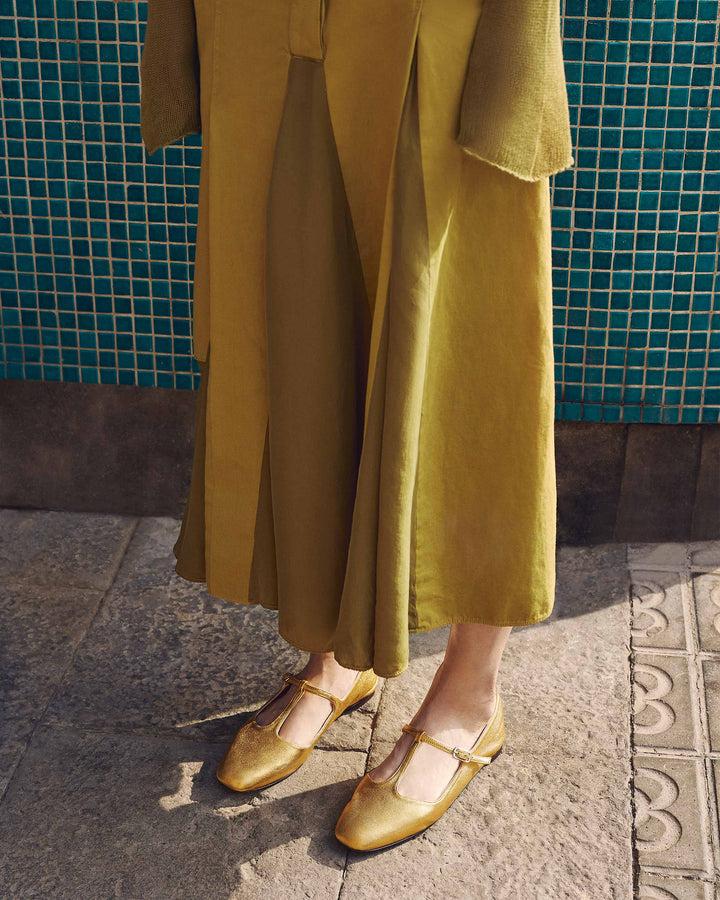 Castañer CASTAÑER | Plana Cerrada Napa ORO GINEBRA/244 – Castañer